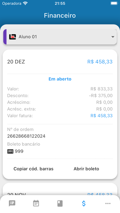 Central da Escola Screenshot