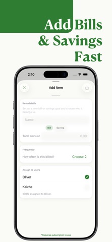 OurBudget: Bills & Savings screenshot