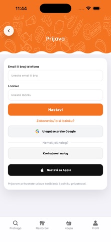FastEats – Dostava hrane screenshot