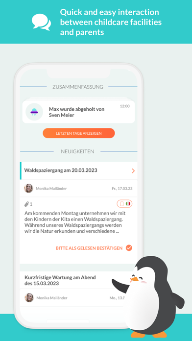 CARE Kita App Screenshot