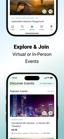 EventBookings iPhone screenshot