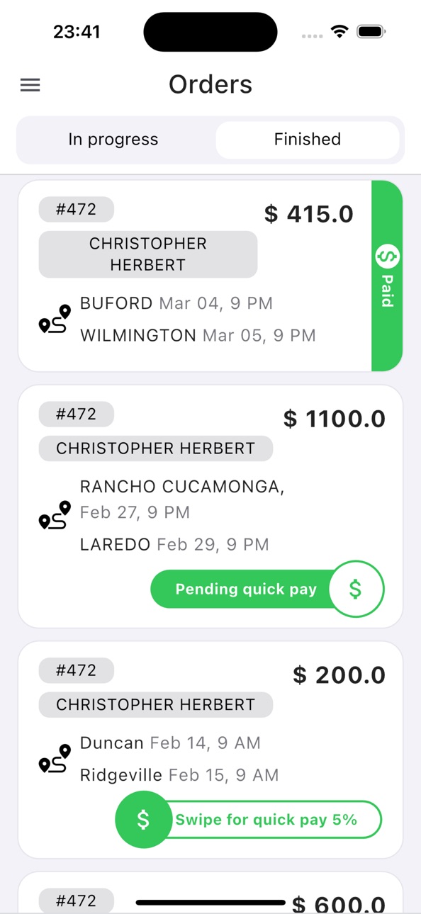 iPhone screenshot