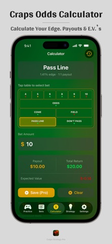 Craps Strategy Pro Screenshot 3 of 4
