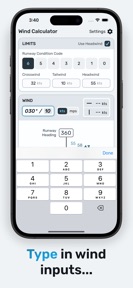 Wind Calculator: Check Limits screenshot