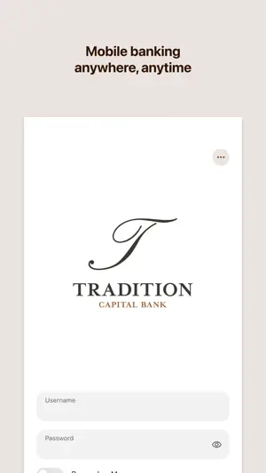Tradition Capital Bank screenshot 1