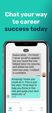 Careeria - AI Job Search Coach iPhone screenshot