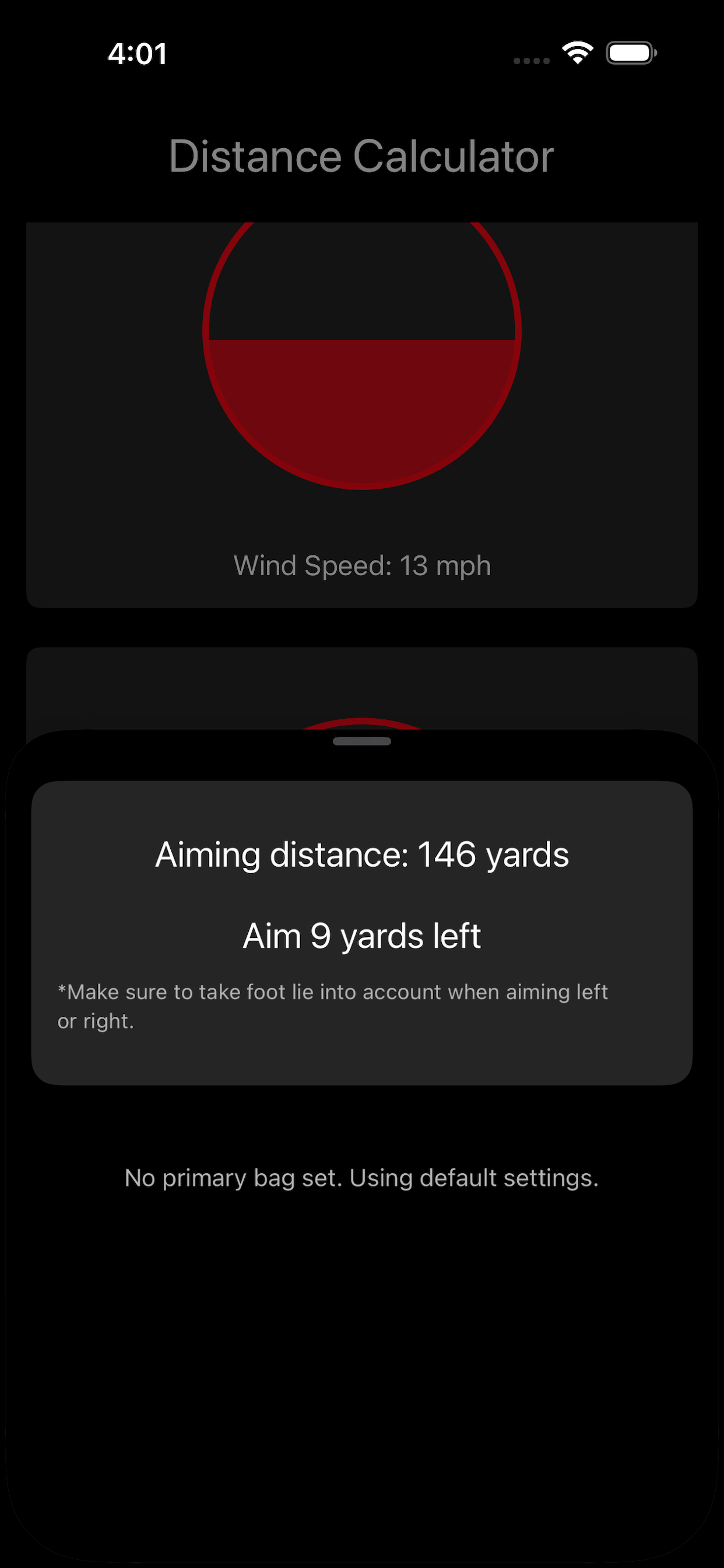 GolfingCalculator