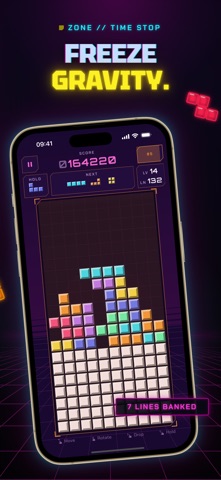 Neon Blocks: Cyber Stack screenshot 4