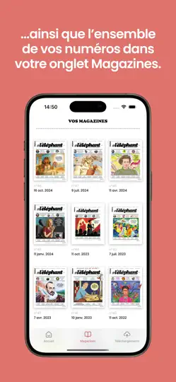 Capture d'écran de L'éléphant, La Revue sur iPhone 3
