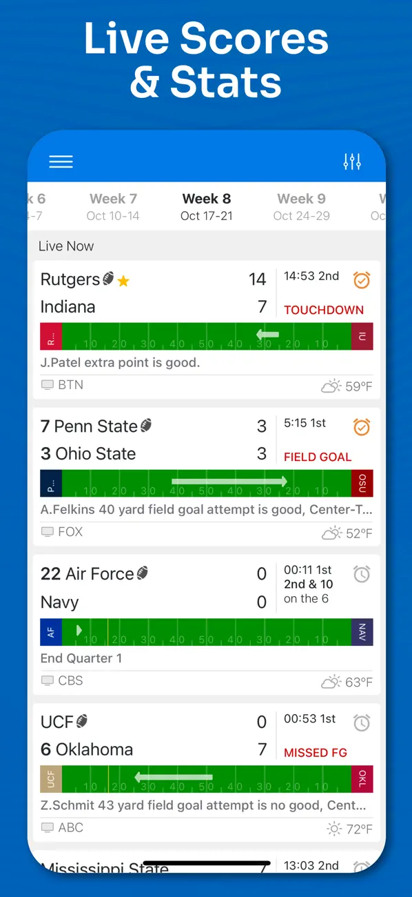 Screenshot #2 pour Superfan: College Football