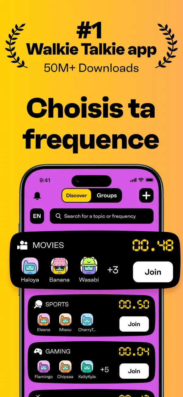 Screenshot #1 pour Walkie Talkie - All Talk App