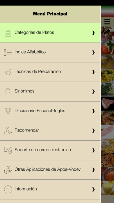 Screenshot #1 pour Cocina Italiana