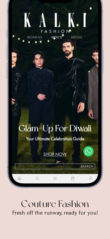 Kalki Fashion USA iPhone screenshot