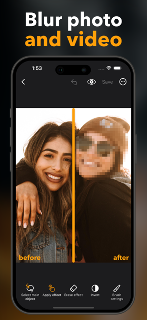 ‎Blur Video & Photo -AI Pix App Screenshot
