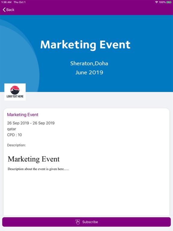 Screenshot #4 pour MasterBadge Conferences