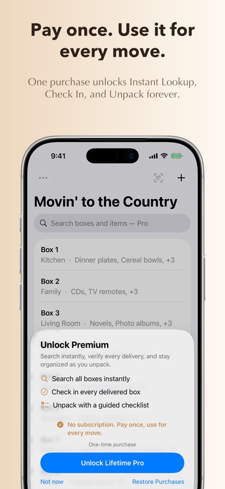 Moving Box Tracker: Find Items screenshot 10