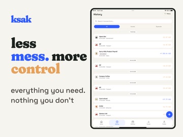 ksak: Income & Expense Tracker iPad screenshot