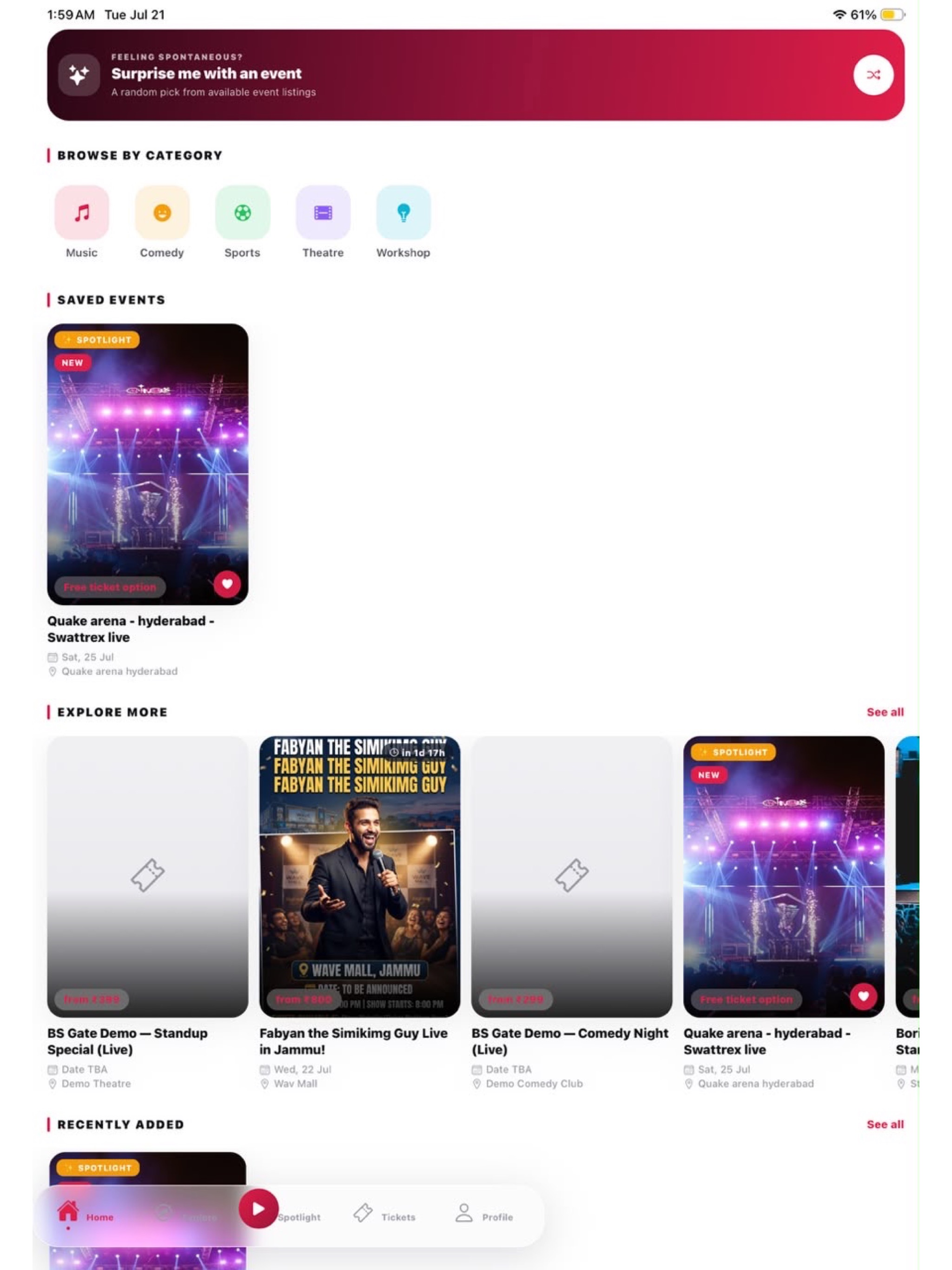 Boring Shows: Events & Tickets screenshot 16