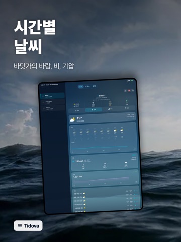 Tidova: 물때 조석 낚시 서핑 해변 iPad screenshot 3