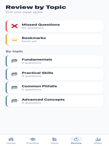 Music Theory Terms Quiz iPad screenshot
