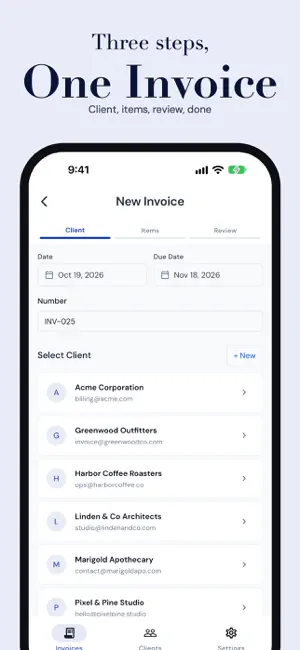 Invoice Maker & Receipt: PDF screenshot 2