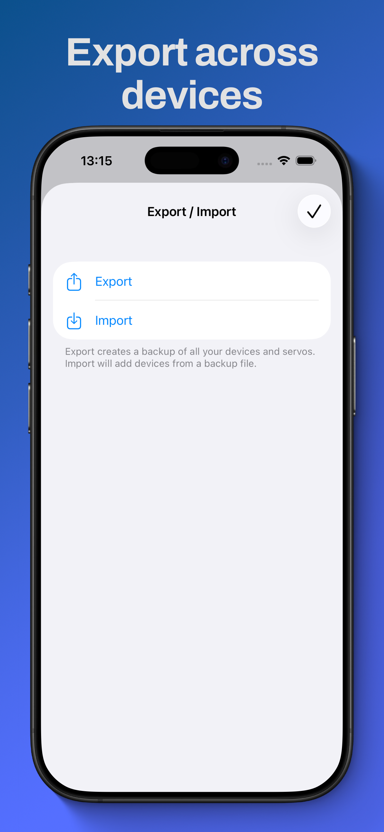 ServoMote screenshot 3