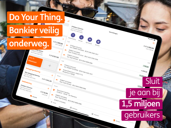 ING Banking iPad screenshot 1