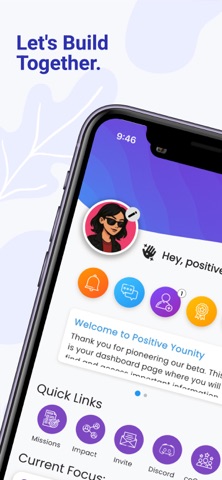 Positive YOUnity iPhone screenshot