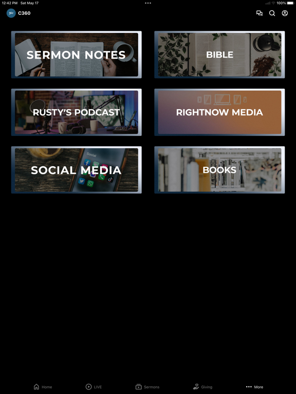 Church360 iPad screenshot 4 - Education app