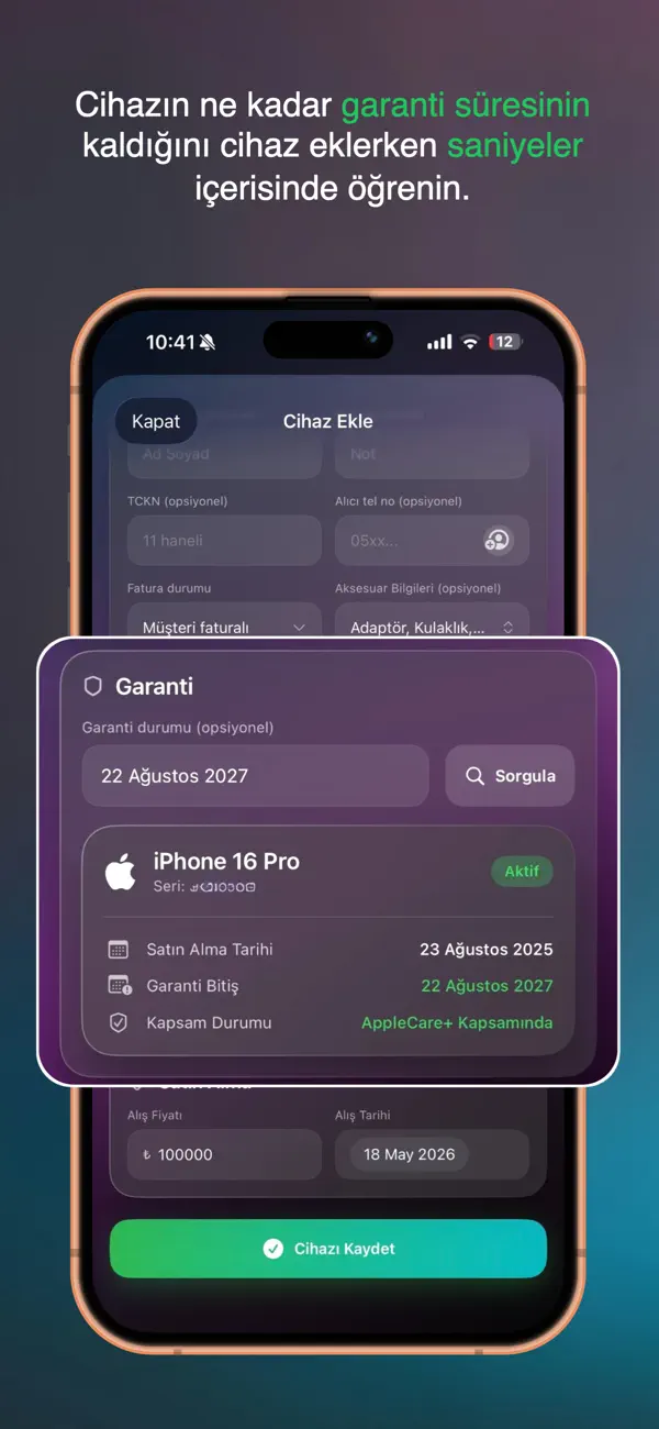 Screenshot #2 pour Stokly: Envanter & IMEI