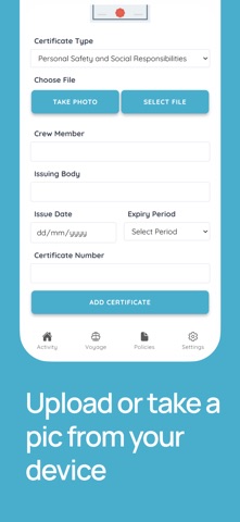 Seafarer Passport screenshot