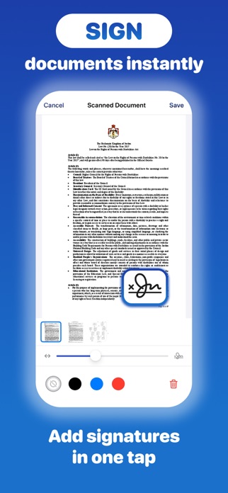 Docus Scan & Sign PDF Docs Screenshot 3 of 6