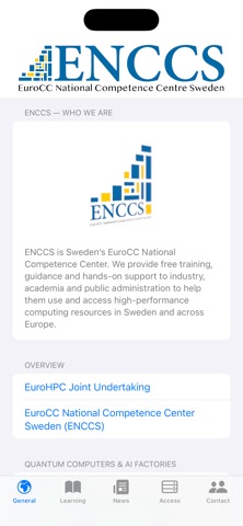 ENCCS screenshot