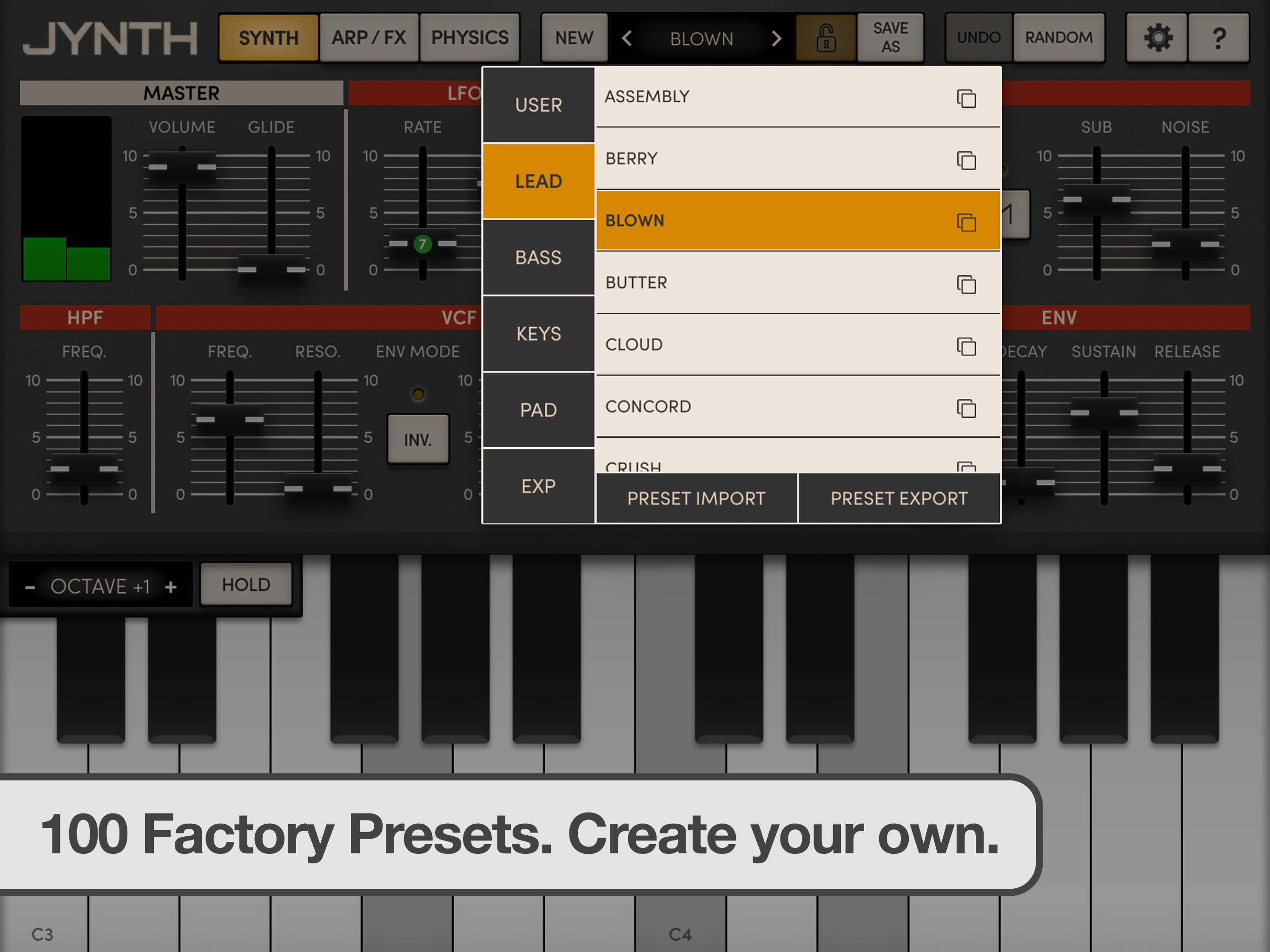 Jynth – Physics Analog Synth