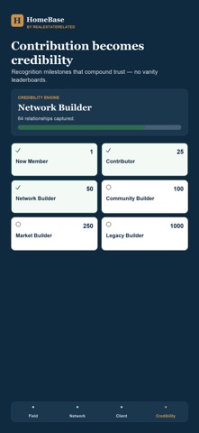 Real Estate Related: Home Base iPhone screenshot