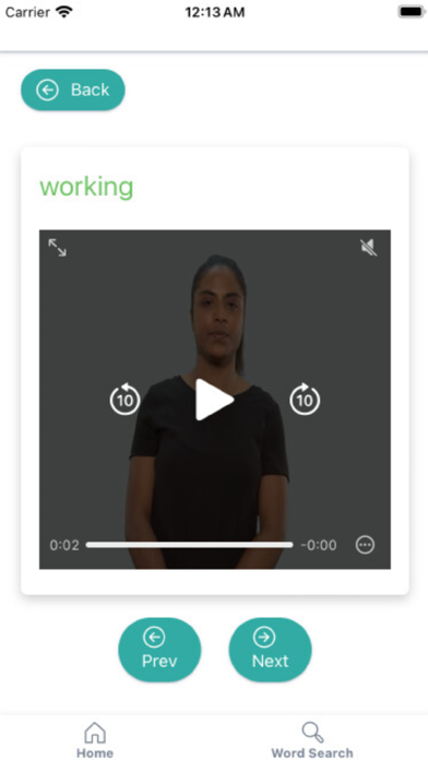 SASL DEAFinition iPhone screenshot 4 - Reference app