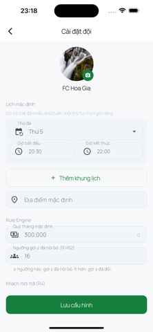 Bóng Đá Phủi VN iPhone screenshot 9