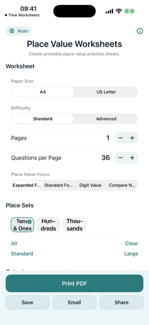 Place Value Worksheets screenshot 1