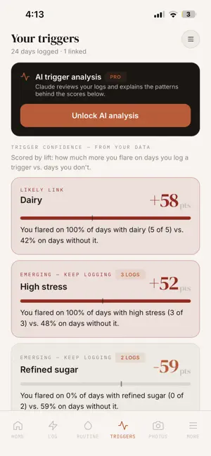 Trigger: Skin Tracker screenshot 2