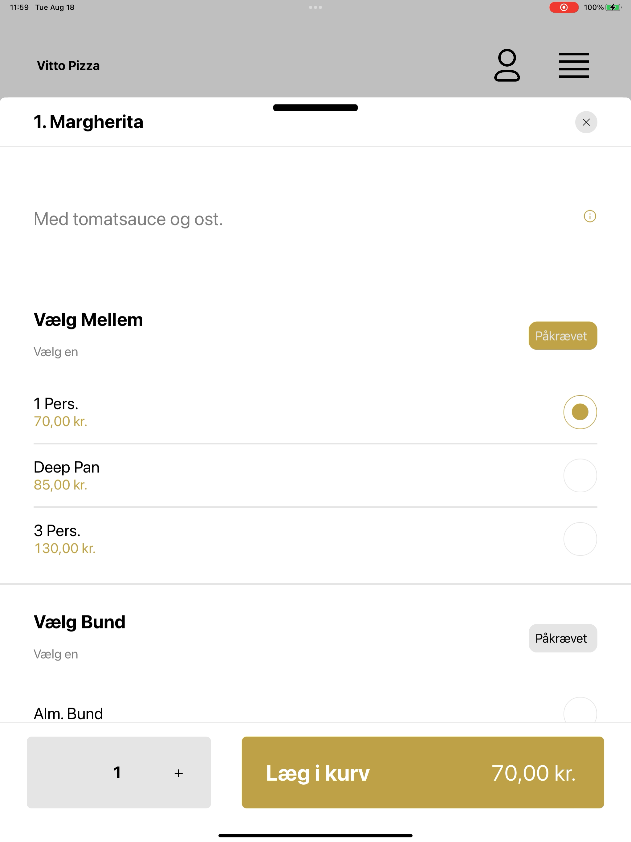 Vitto Pizza screenshot 15
