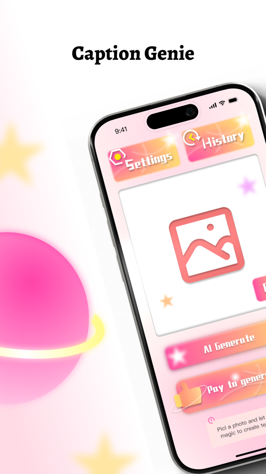 #1. Caption Genie AI More Generate (iOS) 由: Habib Ullah Khan Shahani
