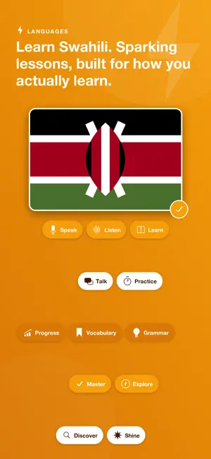 Learn Swahili - LingoSpark screenshot 1