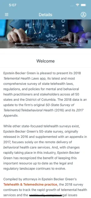 Telemental Health Laws screenshot 2