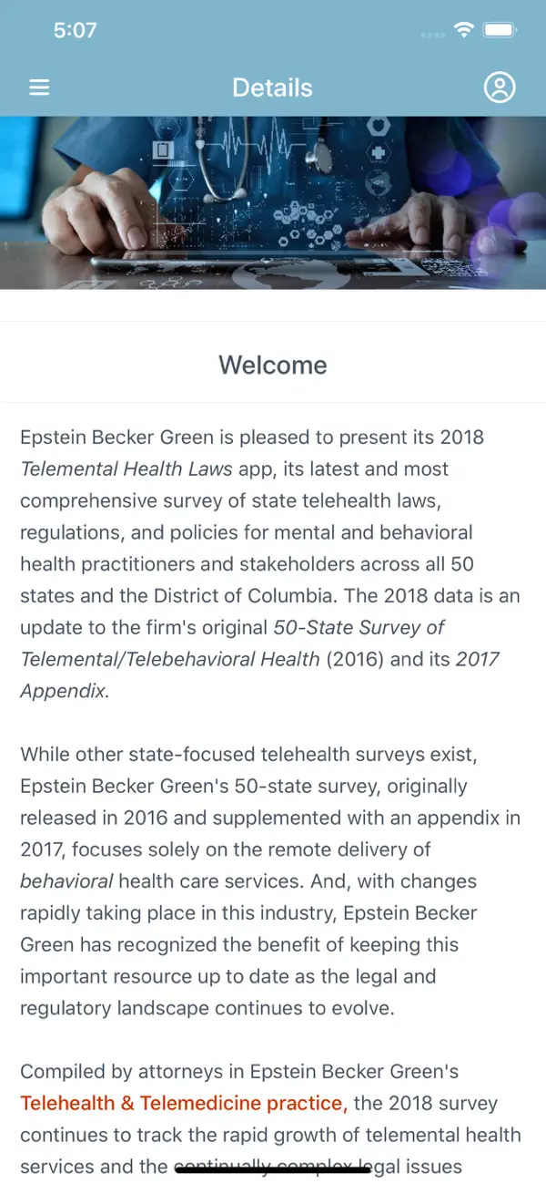 Screenshot #2 pour Telemental Health Laws