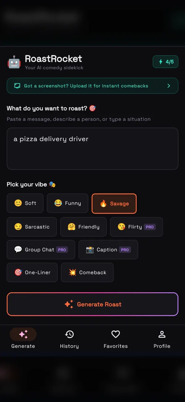 Screenshot #3 pour RoastRocket