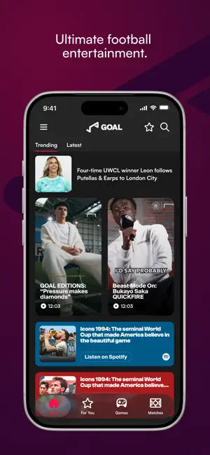 GOAL: Live Soccer Scores, News screenshot 3