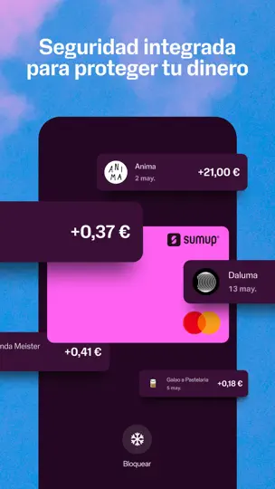 Captura de pantalla de SumUp: Finanzas Personales en iPhone 9