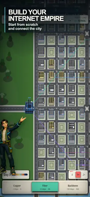 ISP Tycoon: Telecom Empire screenshot 1