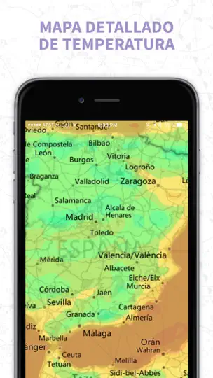 Captura de pantalla de MyRadar Tiempo Radar Mapa en iPhone 4