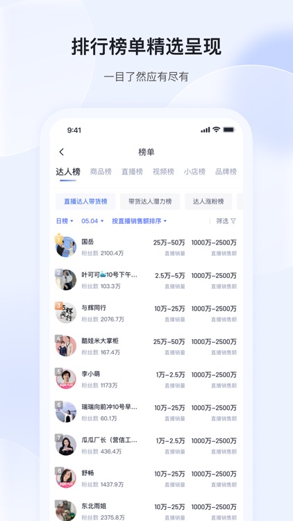 考古加-直播短视频电商选品数据 screenshot-4